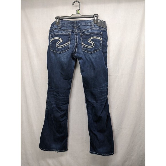 Silver Jeans Women's Frances 18 Bootcut Stretch Blue Low Rise Size W32 L31 - Picture 3 of 10